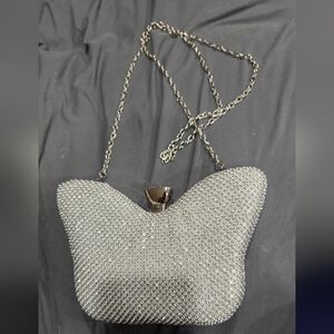 Elegant Silver Evening Clutch